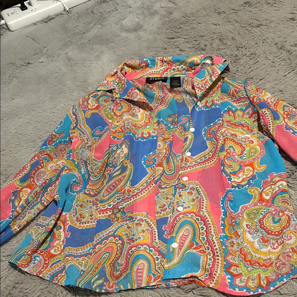 Studio Vibrant Paisley Blazer